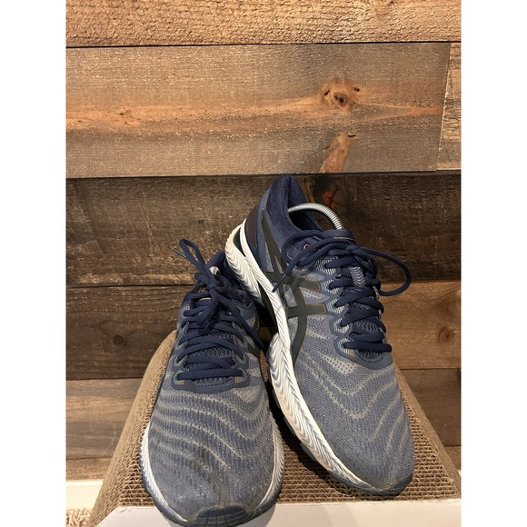 Asics Gel-Nimbus 22 Running Shoes Sneakers‎ Mens Size 11 Blue Athletic - Picture 1 of 9